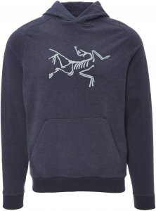 Arc'teryx Archaeopteryx Pullover Hoody Männer Gr. L - Kapuzenpullover - schwarz|blau
