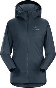 Arc'teryx Atom SL Hoody Frauen Gr. L - Übergangsjacke - schwarz|blau