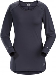 Arc'teryx Motus Crew LS Frauen Gr. L - Funktionsshirt - schwarz