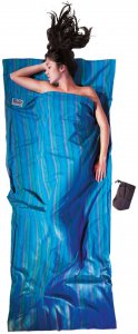 Cocoon Coupler Cotton - Schlafsack Inlett - Gr. 220 cm x 83 cm - nile / blau