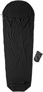Cocoon Merino Wool Mummy Liner - Schlafsack Inlett - black / schwarz