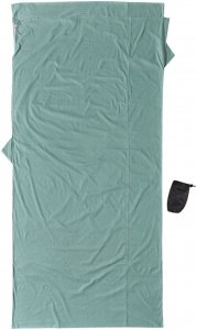 Cocoon TravelSheet XL - Schlafsack Inlett - Gr. 240 cm x 114 cm - cactus blue / grau