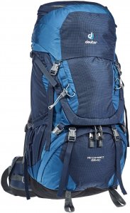 Deuter Aircontact 65+10 - Trekkingrucksack - blau|grau / midnight|ocean