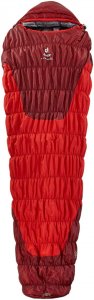 Deuter Exosphere -4° - Kunstfaserschlafsack - Gr. Large - rotbraun|rot - 3-Jahreszeiten-Schlafsack