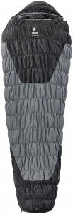 Deuter Exosphere -8° - Kunstfaserschlafsack - Gr. Large - grau|schwarz - 3-Jahreszeiten-Schlafsack