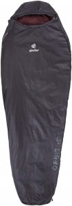 Deuter Orbit +5° - SL Frauen - Kunstfaserschlafsack - schwarz|rotbraun - 3-Jahreszeiten-Schlafsack