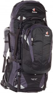 Deuter Quantum 70+10 - Kofferrucksack - schwarz|grau / black|silver