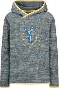 Elkline Dreikäsehoch Kinder Gr. 104/110 - Fleecepullover - grün|braun