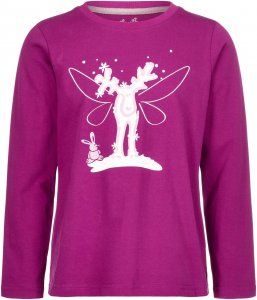 Elkline Elfchen Kinder Gr. 104/110 - Langarmshirt - pink-rosa