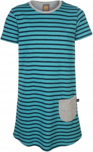 Elkline Ententanz Kinder Gr. 128/134 - Kleid - petrol-türkis|schwarz
