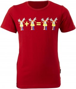 Elkline I-Mädchen Kinder Gr. 116/122 - T-Shirt - rot