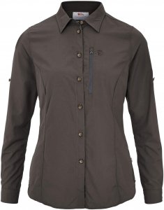 Fjällräven Abisko Hike Shirt LS Frauen Gr. M - Outdoor Bluse - grau