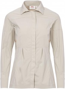 Fjällräven Abisko Sun Shirt LS Frauen Gr. XS - Outdoor Bluse - beige-sand