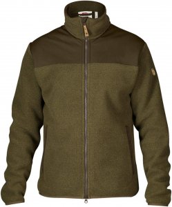Fjällräven Forest Fleece Jacket Männer Gr. XXXL - Fleecejacke - oliv-dunkelgrün|braun