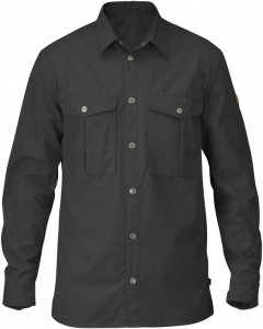 Fjällräven Greenland L/S Shirt Männer Gr. M - Outdoor Hemd - schwarz