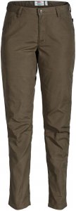 Fjällräven High Coast Fall Trousers Frauen Gr. 38 - Trekkinghose - braun|oliv-dunkelgrün