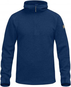 Fjällräven High Coast Wool Hoodie Männer Gr. XS - Wollpullover - blau