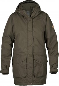Fjällräven Högvilt Jacket Frauen Gr. L - Winterjacke - oliv-dunkelgrün|braun