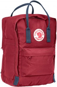 Fjällräven Kanken 15" - Laptop Rucksack - rotbraun|blau / ox red|royal blue