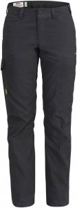 Fjällräven Karla Trousers Frauen Gr. 48 - Trekkinghose - schwarz|grau