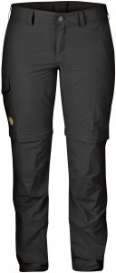 Fjällräven Karla Zip-Off MT Trouser Frauen Gr. 48 - Reisehose - schwarz|grau