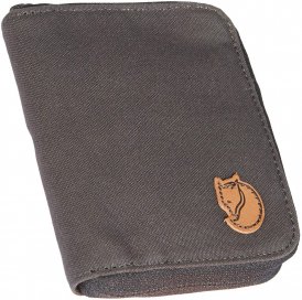 Fjällräven Zip Wallet - Portemonnaie / Geldbörse - schwarz|grau / dark grey