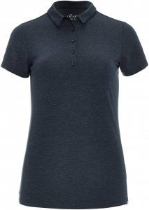 FRILUFTS Brea Polo Shirt Frauen Gr. S - Funktionsshirt - grau|schwarz