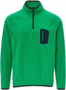 FRILUFTS Gorbea Fleece L/S Zip Shirt Männer Gr. L - Fleecepullover - grün