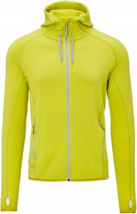 FRILUFTS Sjunkhatten Hooded Fleece Jacket Männer Gr. S - Fleecejacke - gelb|grün