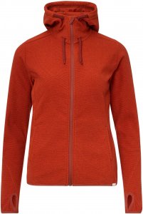 FRILUFTS Stierva Hooded Fleece Jacket Frauen Gr. 38 - Fleecejacke - rotbraun
