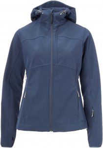 FRILUFTS Taroko Hooded Softshell Jacket Frauen Gr. L - Softshelljacke - blau