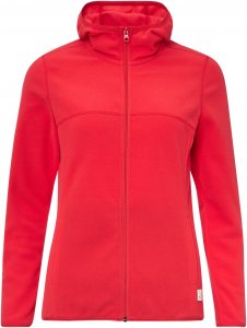 FRILUFTS Wulka Hooded Fleece Jacket Frauen Gr. 38 - Fleecejacke - rot
