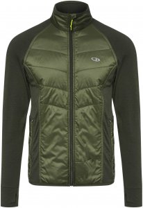Icebreaker Ellipse Jacket Männer Gr. XXL - Wolljacke - oliv-dunkelgrün