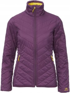 Icebreaker Hyperia Lite Jacket Frauen Gr. XL - Übergangsjacke - lila|gelb