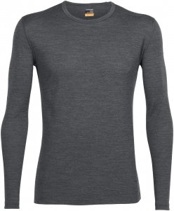 Icebreaker Oasis LS Crewe Männer Gr. XL - Funktionsshirt - grau