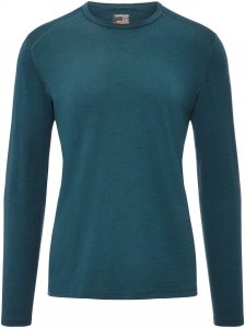 Icebreaker Oasis LS Crewe Männer Gr. XL - Funktionsshirt - petrol-türkis