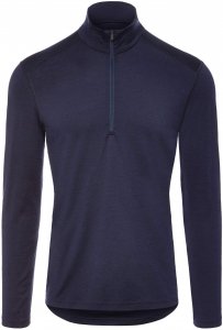 Icebreaker Oasis LS Half Zip Männer Gr. M - Funktionsunterwäsche - blau
