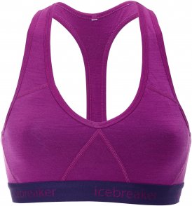 Icebreaker Sprite Racerback Bra Frauen - Sport BH - lila