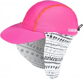 Isbjörn Sun Cap Kinder Gr. 52/54cm - Sonnenhut - pink-rosa|weiß