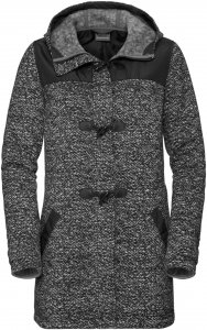 Jack Wolfskin Belleville Coat Frauen Gr. S - Fleecejacke - schwarz|grau
