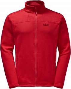 Jack Wolfskin Castle Rock Jacket Männer Gr. XL - Fleecejacke - rotbraun