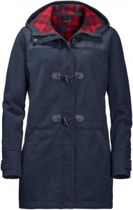 Jack Wolfskin Edmonton Coat Frauen Gr. XS - Fleecejacke - blau