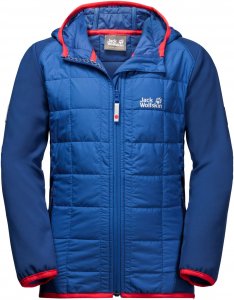 Jack Wolfskin Grassland Hybrid Jacket Kinder Gr. 116 - Softshelljacke - blau