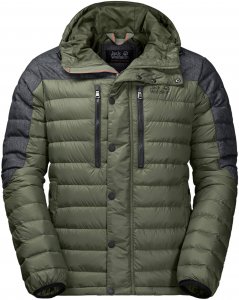 Jack Wolfskin Richmond Jacket Männer Gr. M - Daunenjacke - oliv-dunkelgrün