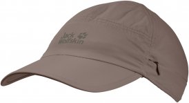 Jack Wolfskin Supplex Canyon Cap Unisex Gr. M - Sonnenhut - braun|grau