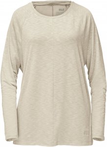 Jack Wolfskin Travel Longsleeve T Frauen Gr. L - Funktionsshirt - beige-sand