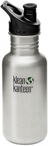 Klean Kanteen Classic Sport Cap 3.0 - Trinkflasche - weiß|grau