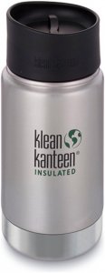 Klean Kanteen Wide Vacuum Insulated (mit/Café Cap 2.0) - Thermobecher - grau