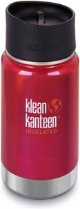 Klean Kanteen Wide Vacuum Insulated (mit/Café Cap 2.0) - Thermobecher - rot