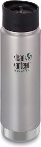 Klean Kanteen Wide Vacuum Insulated (mit/Café Cap 2.0) - Thermobecher - grau